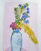 Lynne Lomofsky-Ink and gouache on bamboo