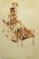 Dumile Feni-Two figure on a bed